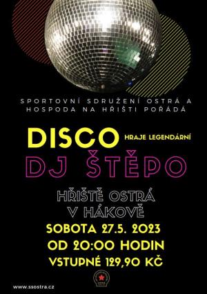 Pozvánka SS Ostrá a hospody Na Hřišti -  DISCO - 27.5. 2023 od 20 h 1
